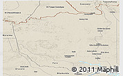 Shaded Relief Panoramic Map of Oriximina