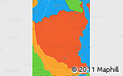 Political Simple Map of Oriximina
