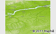 Physical Panoramic Map of Prainha