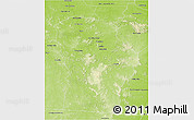 Physical 3D Map of Sao Felix D'Xin.
