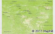 Physical Panoramic Map of Sao Felix D'Xin.