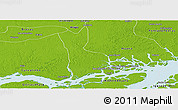 Physical Panoramic Map of Sao Sebastiao da