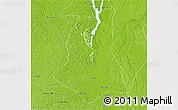 Physical 3D Map of Tucurui