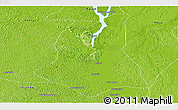 Physical Panoramic Map of Tucurui