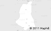 Silver Style Simple Map of Tucurui