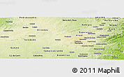 Physical Panoramic Map of Pocinhos