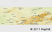 Physical Panoramic Map of Sao Sebastiao U.