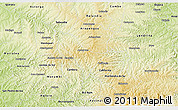 Physical 3D Map of Apucarana
