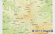 Physical Map of Apucarana