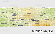 Physical Panoramic Map of Apucarana