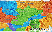 Political 3D Map of Bocaiuva do Sul