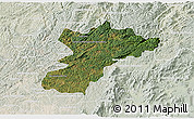 Satellite 3D Map of Bocaiuva do Sul, lighten