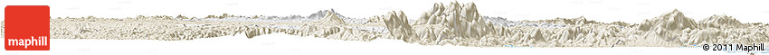 Classic Style Horizon Map of Bocaiuva Do Sul