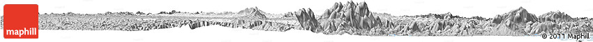 Gray Horizon Map of Bocaiuva Do Sul