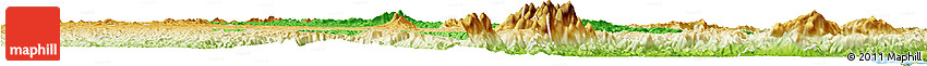 Political Horizon Map of Bocaiuva Do Sul, physical outside Political Horizon Map of Bocaiuva Do Sul, physical outside