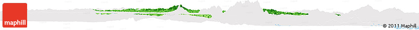Political Horizon Map of Bocaiuva Do Sul, single color outside