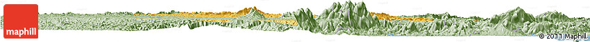 Savanna Style Horizon Map of Bocaiuva Do Sul
