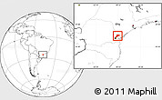 Blank Location Map of Bocaiuva do Sul