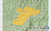 Savanna Style Map of Bocaiuva do Sul