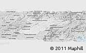 Silver Style Panoramic Map of Bocaiuva do Sul