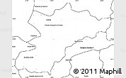 Blank Simple Map of Bocaiuva do Sul