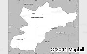 Gray Simple Map of Bocaiuva do Sul