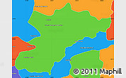 Political Simple Map of Bocaiuva do Sul