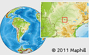Physical Location Map of Centenario do Su