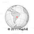 Outline Map of Centenario Do Su