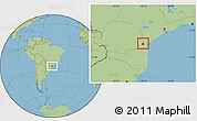 Savanna Style Location Map of Colombo