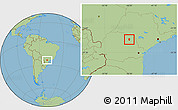 Savanna Style Location Map of Congonhinhas