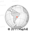 Outline Map of Congonhinhas