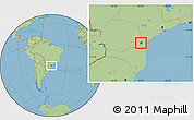 Savanna Style Location Map of Curitiba