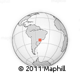 Outline Map of Curiuva