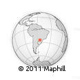 Outline Map of Foz Do Iguacu