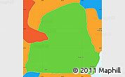 Political Simple Map of Guaratuba