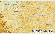Physical 3D Map of Imbituva