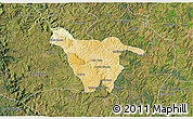 Physical 3D Map of Imbituva, satellite outside