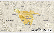Physical 3D Map of Imbituva, shaded relief outside