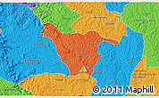 Political 3D Map of Imbituva