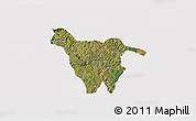 Satellite 3D Map of Imbituva, cropped outside