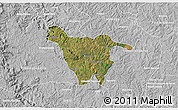 Satellite 3D Map of Imbituva, lighten, desaturated