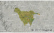 Satellite 3D Map of Imbituva, lighten, semi-desaturated