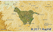 Satellite 3D Map of Imbituva, physical outside