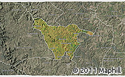Satellite 3D Map of Imbituva, semi-desaturated
