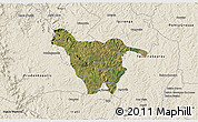 Satellite 3D Map of Imbituva, shaded relief outside