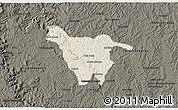 Shaded Relief 3D Map of Imbituva, darken