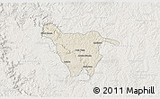 Shaded Relief 3D Map of Imbituva, lighten