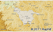 Shaded Relief 3D Map of Imbituva, physical outside