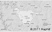 Silver Style 3D Map of Imbituva
